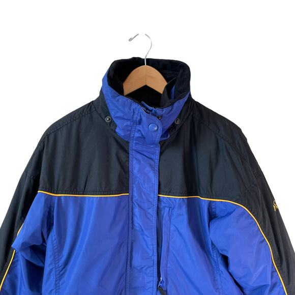 VTG 90s COLUMBIA SPORTSWEAR Women's Full Zip Boulder Ridge Jacket Blue Small - Picture 4 of 16